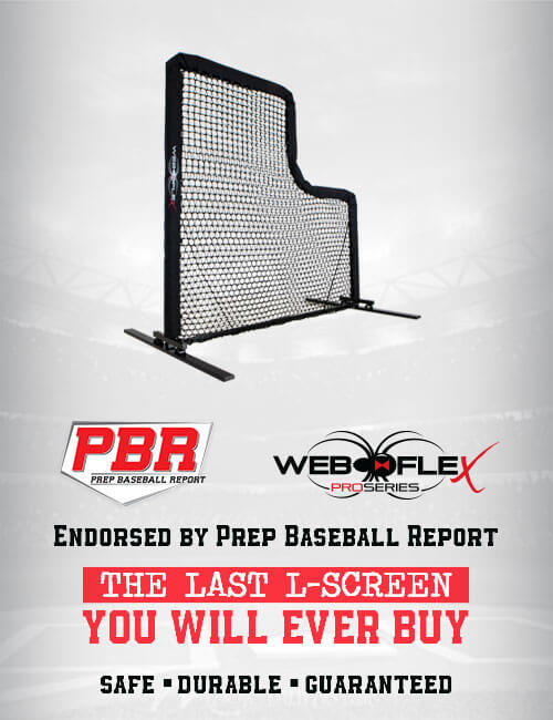 Web Flex Pro Series endorsed by PBR Prep Baseball Report